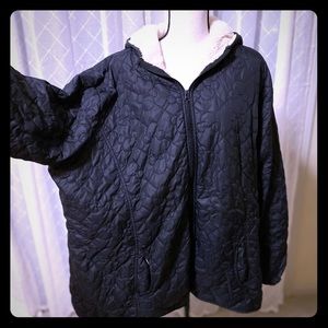 Mickey Mouse Icon Fleece Lined Quilted Jacket